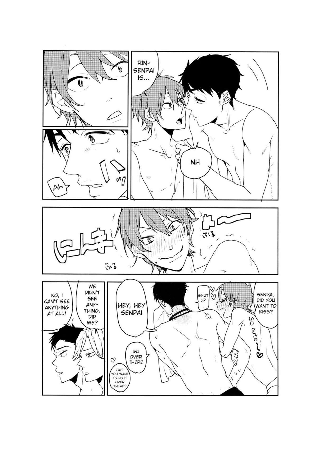 (Splash!) [BucketMilker (Ayahara)] Sousuke-kun wa Tenshi kamo Shinnai (Free!) [English] [Moy Moe Scans] page 8 full