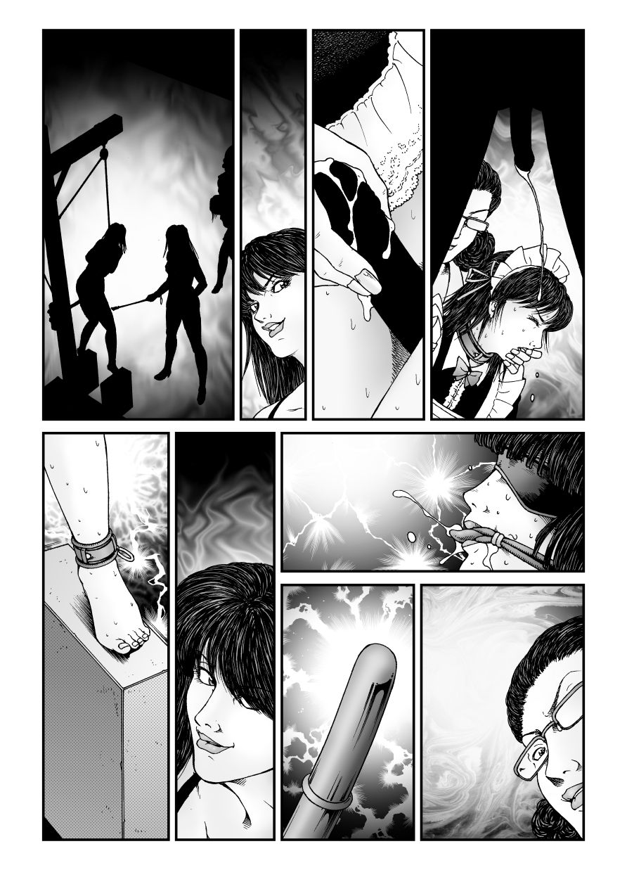 [Nightmare Express -Akumu no Takuhaibin-] Yokubou Kaiki Dai 547 Shou -Kyousei Josou Bishounen Kousoku Daruma Acme Jigoku Iki Dai-4-wa Otokonoko Koushukei Hen- page 56 full