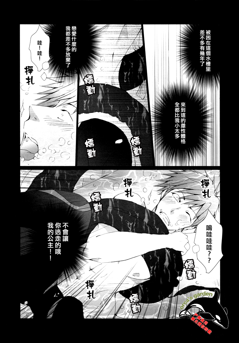 [Gamanjiru-ni-chinpaipai (Kandachi)] Mako-chan wo Kasane Una!? (Free!) [Chinese] page 5 full