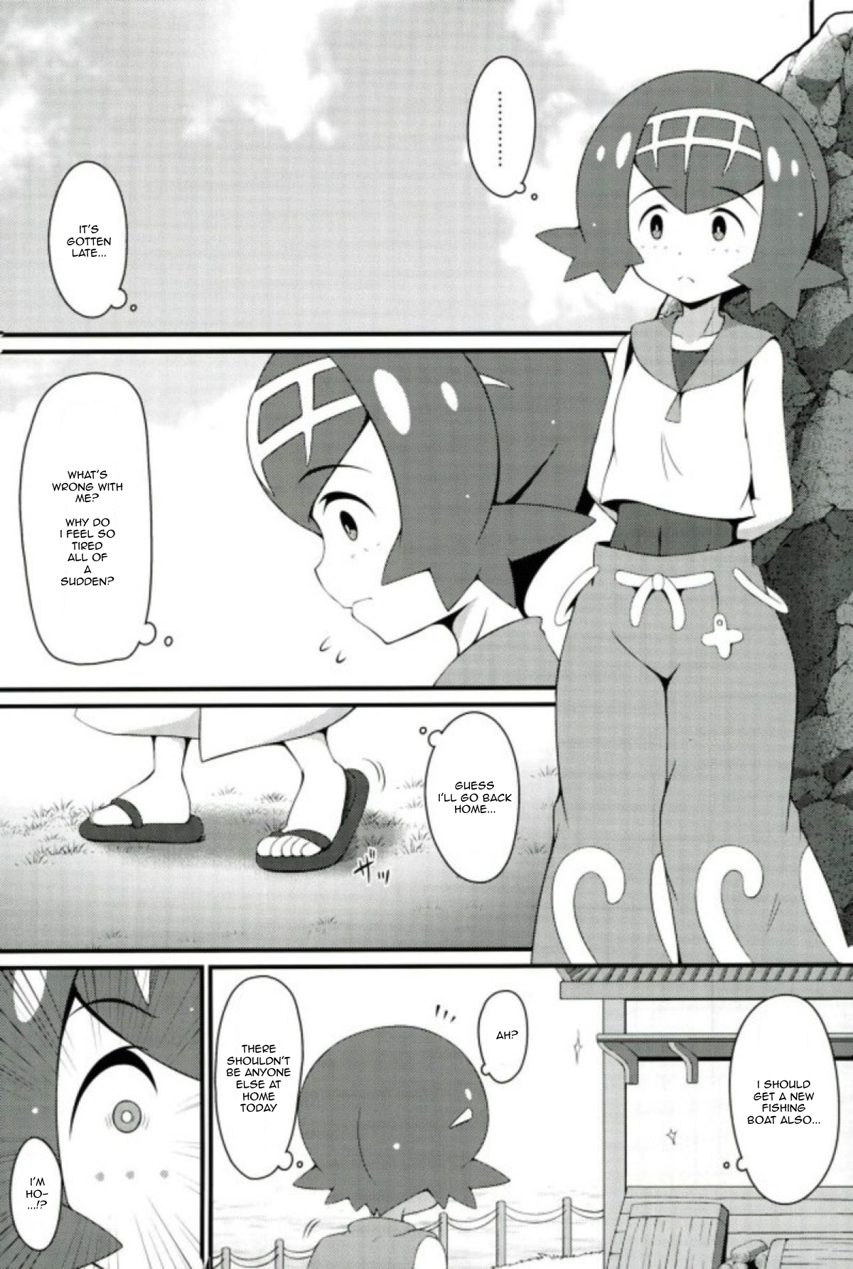 (COMIC1☆12) [BurstBomb.T (TKP)] Suiren-tachi ni Tsuraretai (Pokémon Sun and Moon) [English] [PhantomsJoker] page 2 full