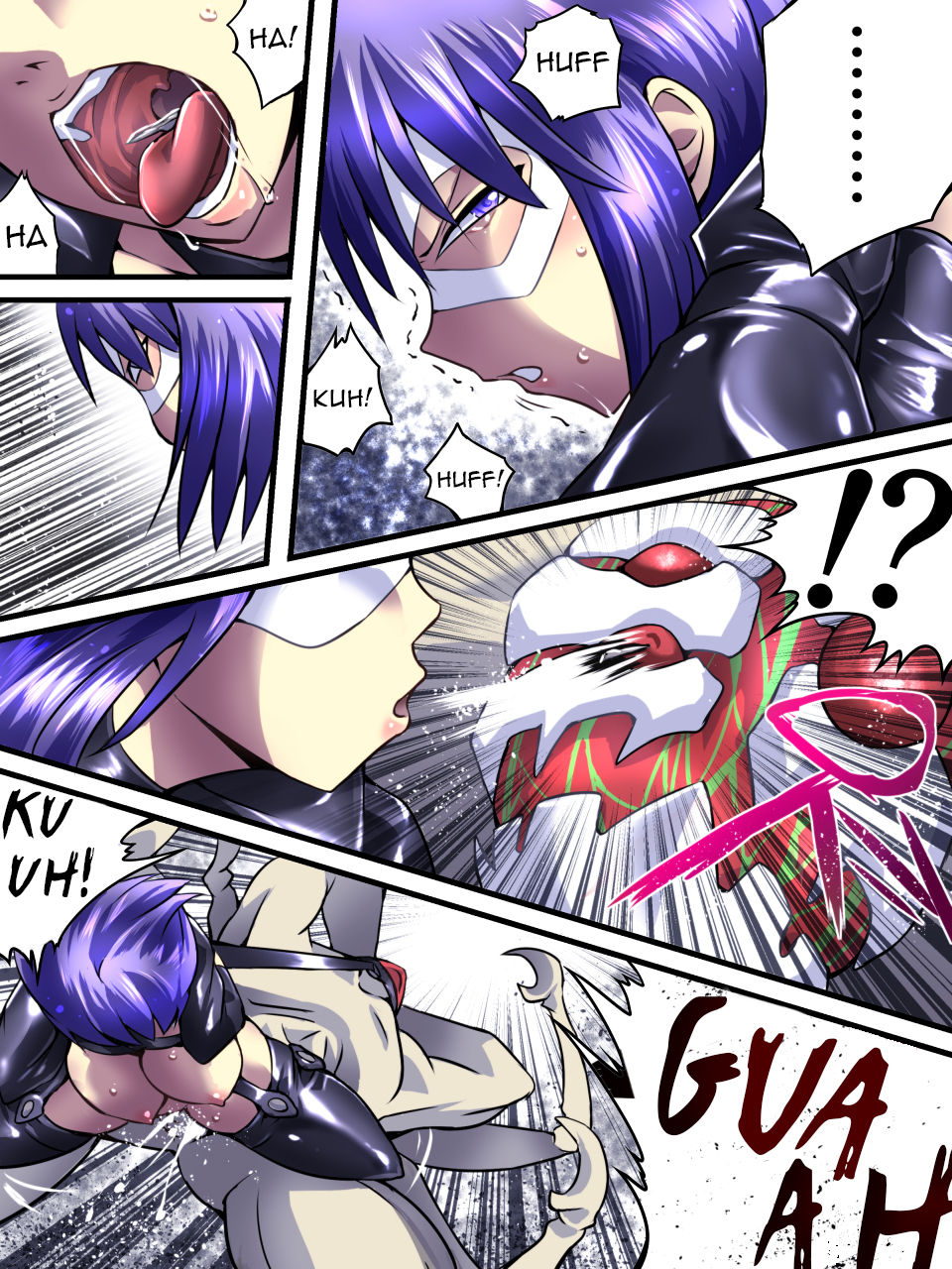 [Atelier Hachifukuan] Superheroine Yuukai Ryoujoku VII - Superheroine in Distress - Kunoichi Suzushiro II [English] [Harasho Project] [Incomplete] page 24 full