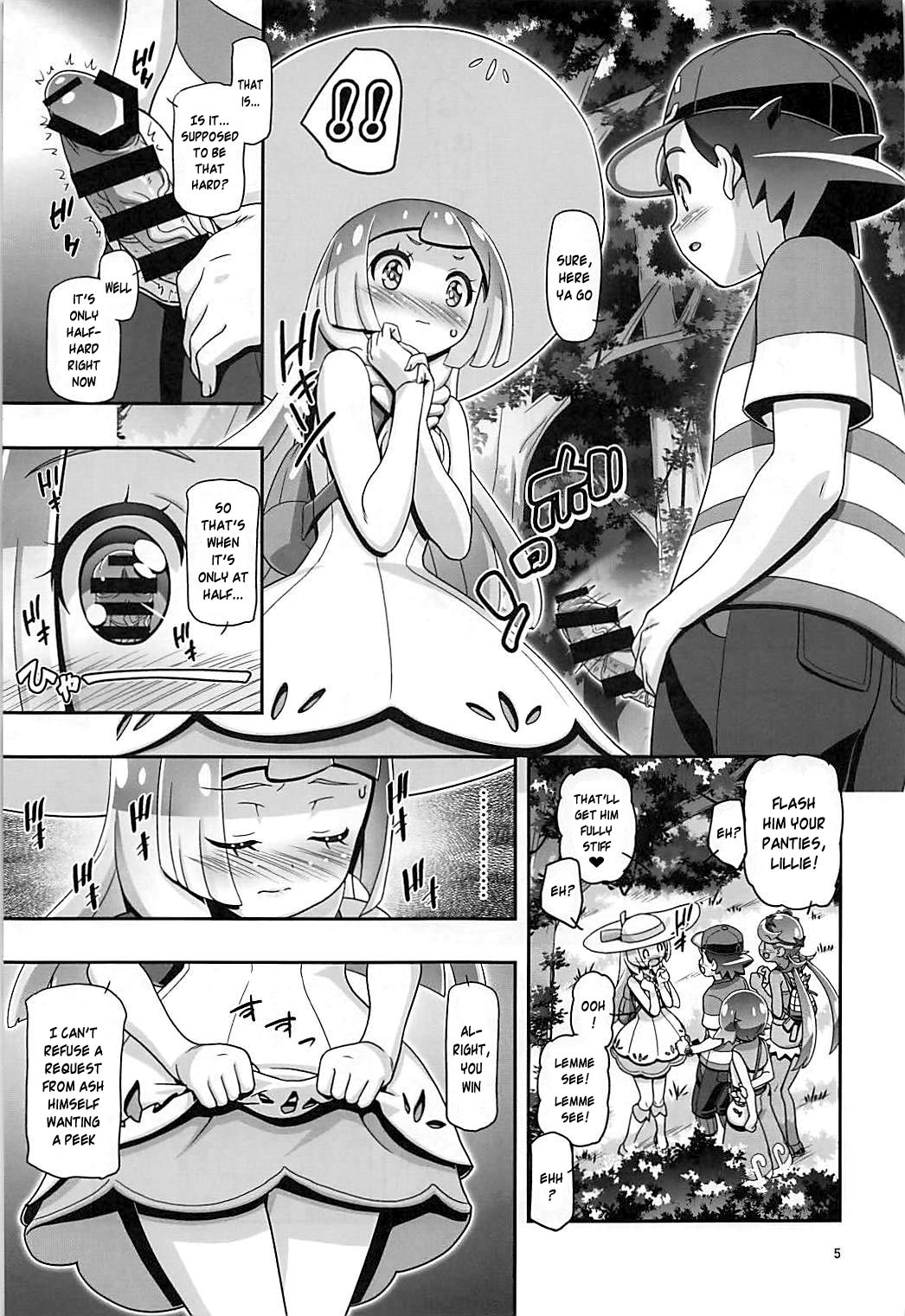 (C93) [Gambler Club (Kousaka Jun)] PM GALS Sun Moon Lillie + BBS NOTE Winter 2017 PM GALS Ms. Ash (Pokémon Sun and Moon) [English] {!Placeholer edits!} page 4 full