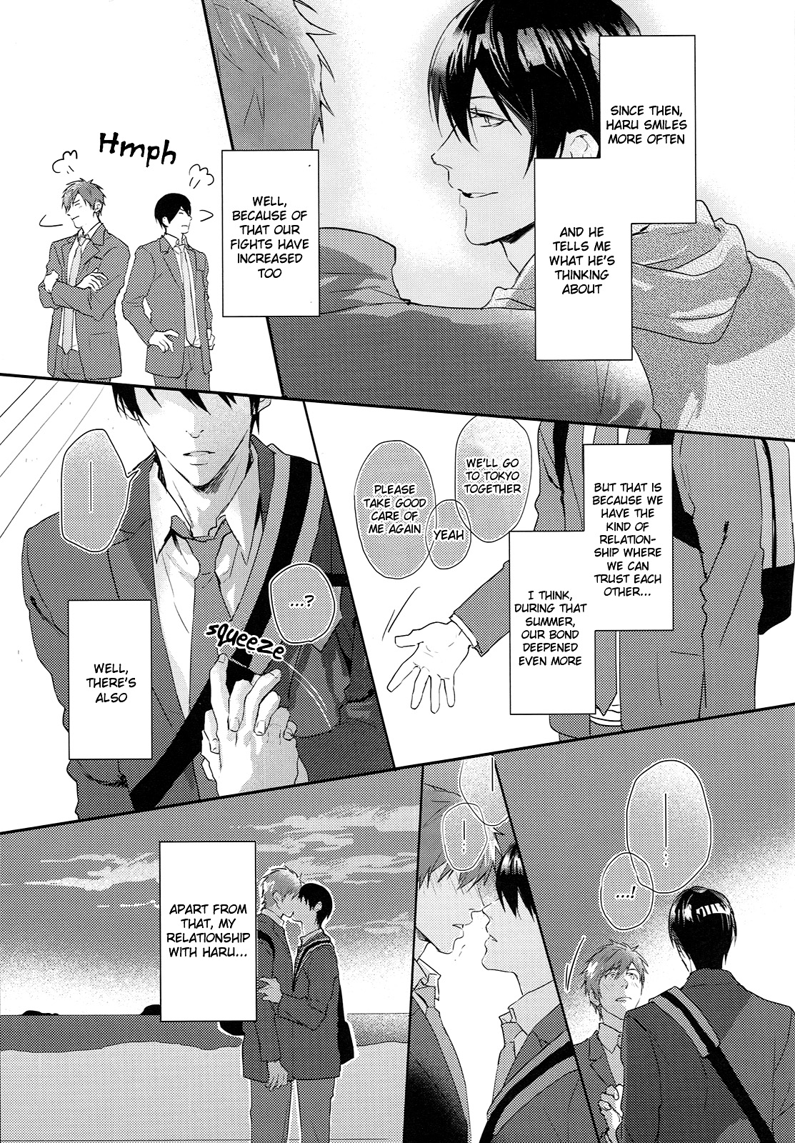 (C87) [SAKEPAPA (Ooki)] Yoru wa Oshizuka ni | The Silent Night (Free!) [English] [Holy Mackerel] page 6 full