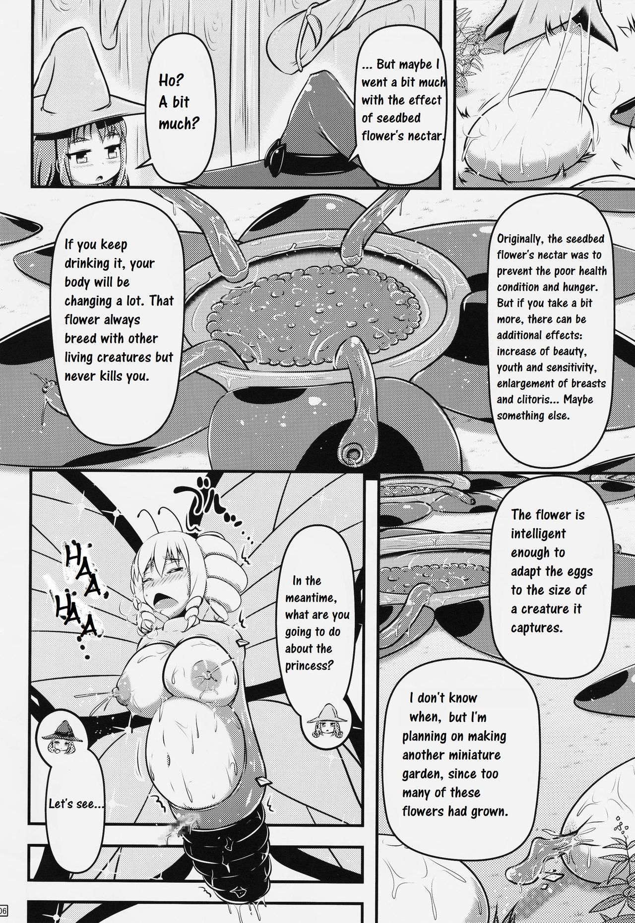 (C91) [Shiroi Shinoshino (Shinoda Kazuhiro)] Chou ni Sareta Daruma Hime no Owaranai Jingai Sanran [English] [CrowKarasu] page 7 full