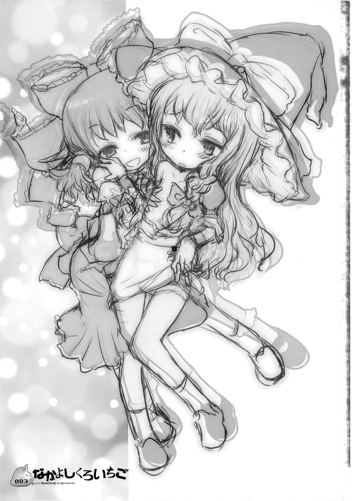 (C75) [RiceCandy (Sakakibara Kaorunaoko)] Nakayoshi Kuro Ichigo (Touhou Project) page 2 full