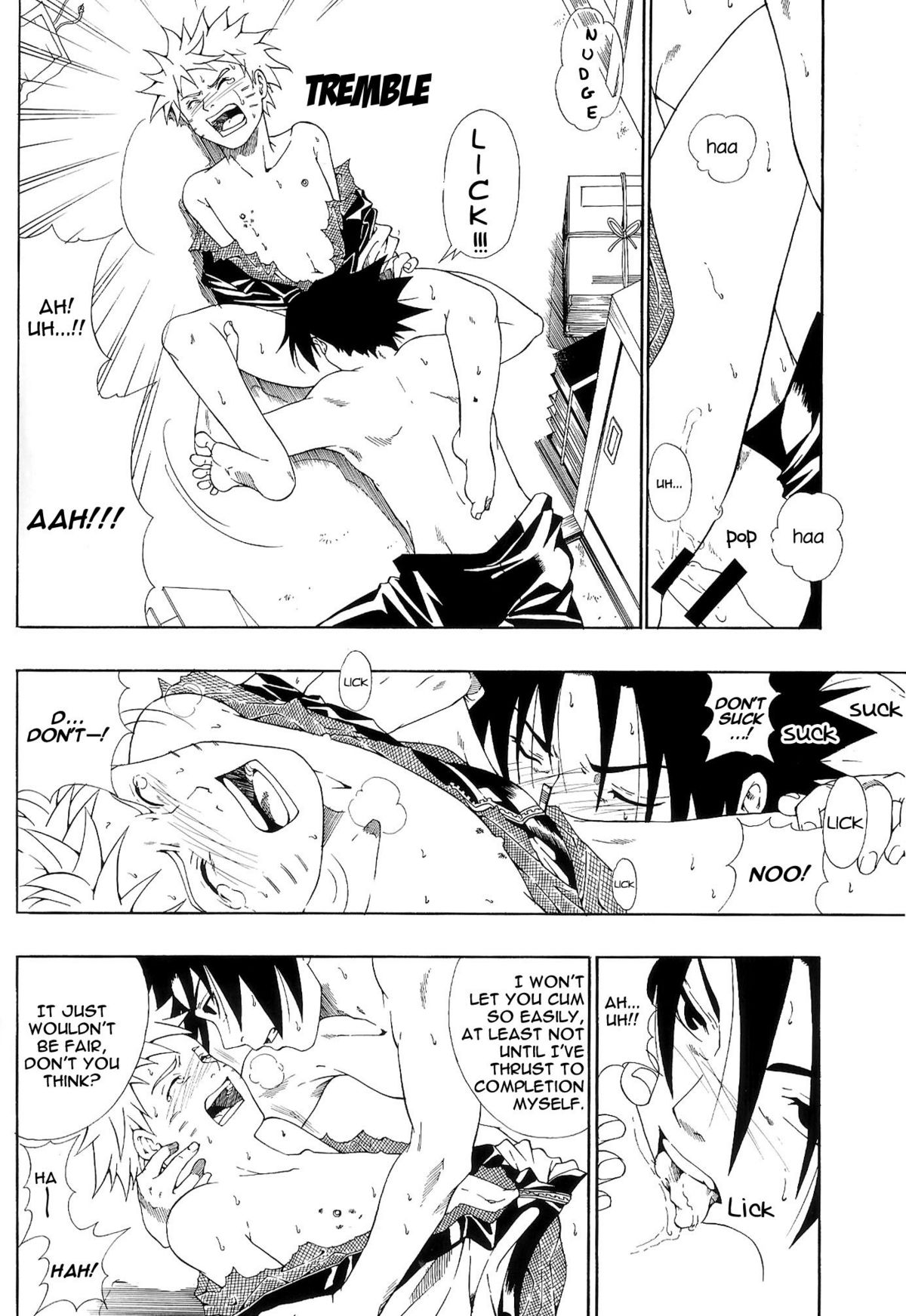 ERO ERO²: Volume 1.5  (NARUTO) [Sasuke X Naruto] YAOI -ENG- page 9 full
