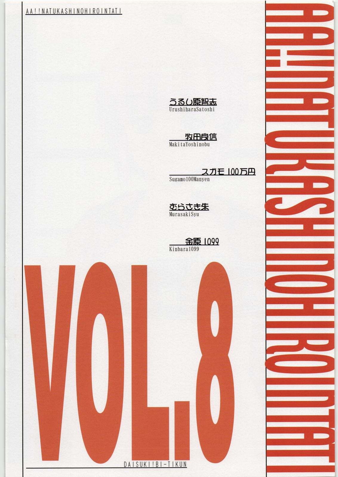 [Daisuki!! Beachkun] Aa... Natsukashi No Heroine Tachi!! 8 (Various) page 3 full