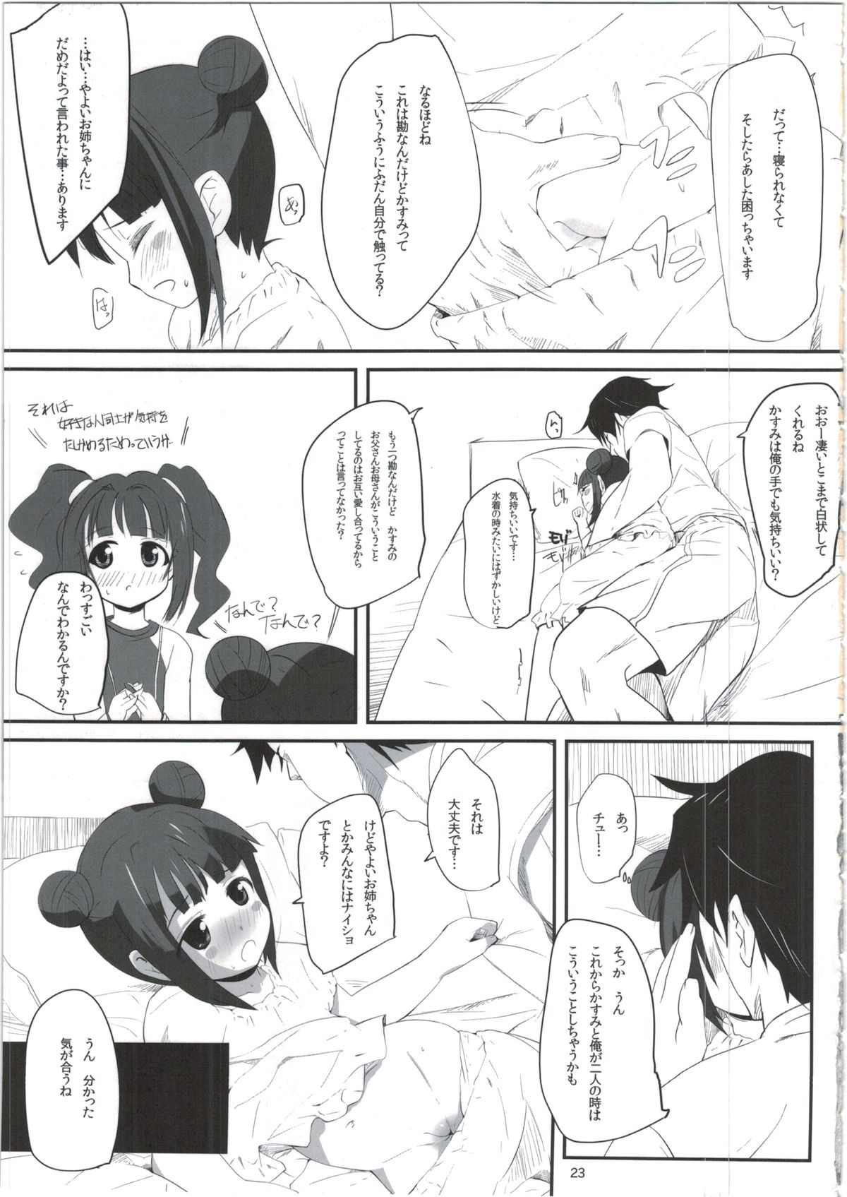 (C81) [Bizensiki Roroppu (Bizen)] Mami_Kasumi_Oshiri Ecchi+ (THE iDOLM@STER) page 23 full