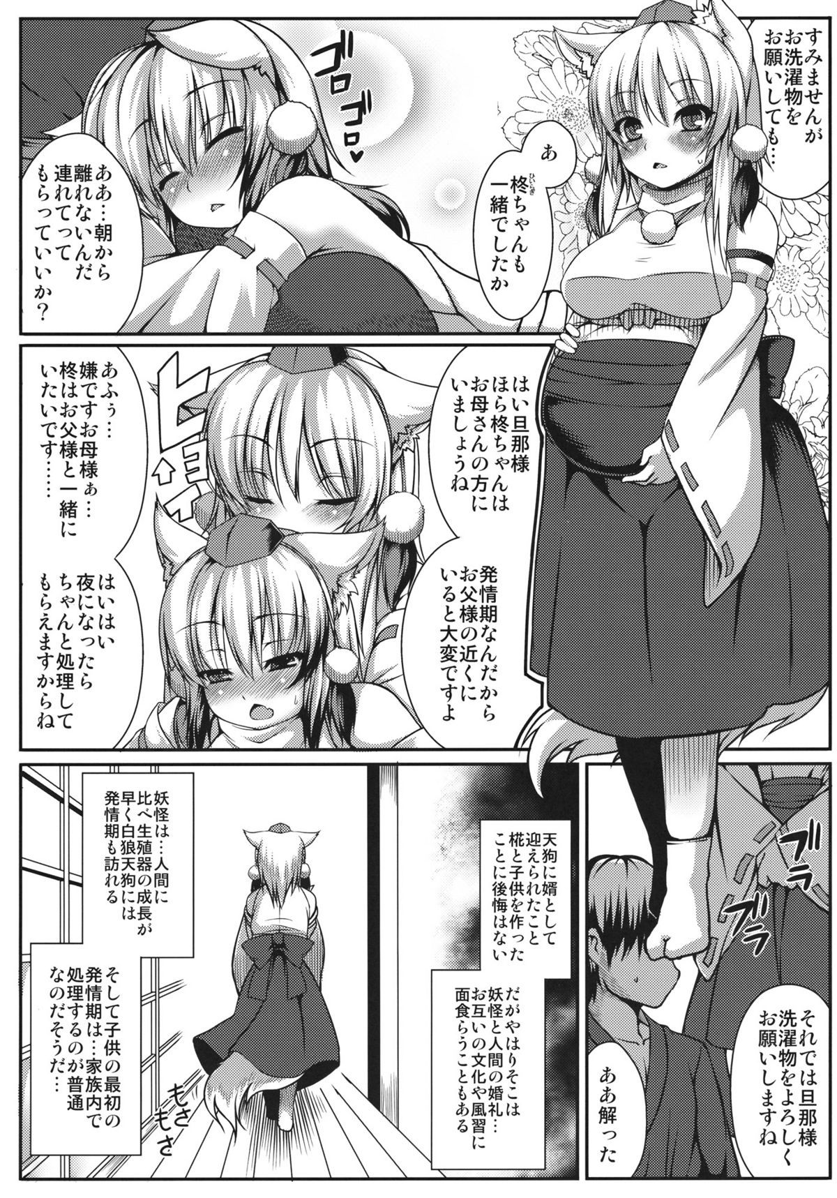 (Reitaisai 9) [Evo.R.B (Takayuki Hiyori)] Wanwano Kazoku Keikaku (Touhou Project) page 4 full