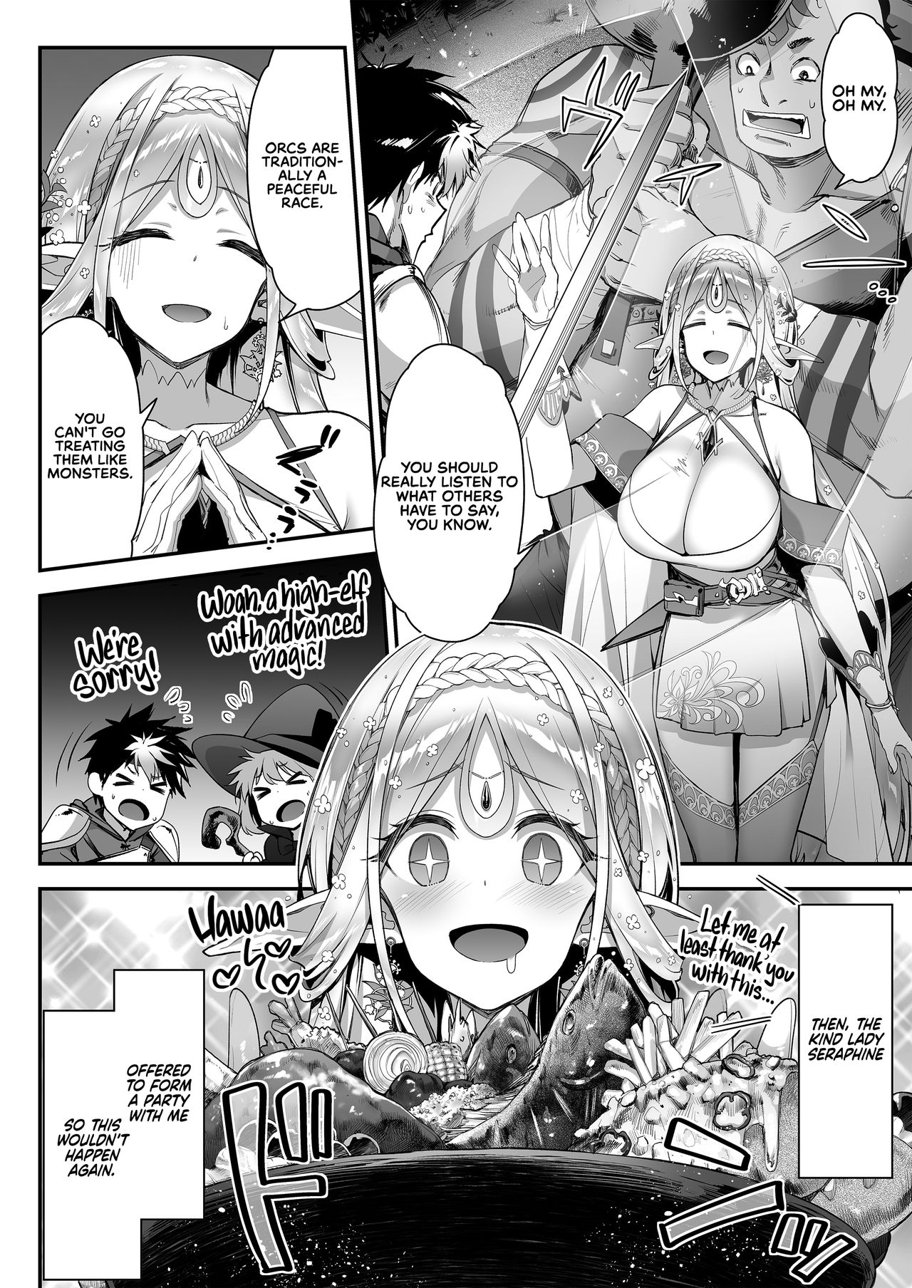[Ichinose Land] Midara na Elf-san wa Orc-kun ga Osuki | The Lewd Elf likes the Orc [English] [RedLantern] [Digital] page 5 full