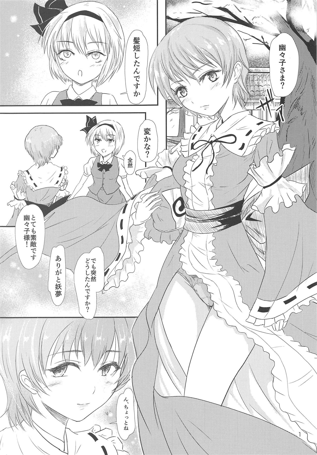 (C95) [Ginchaya (Gincha)] Tanpatsu no Saigyouji Yuyuko (Touhou Project) page 2 full