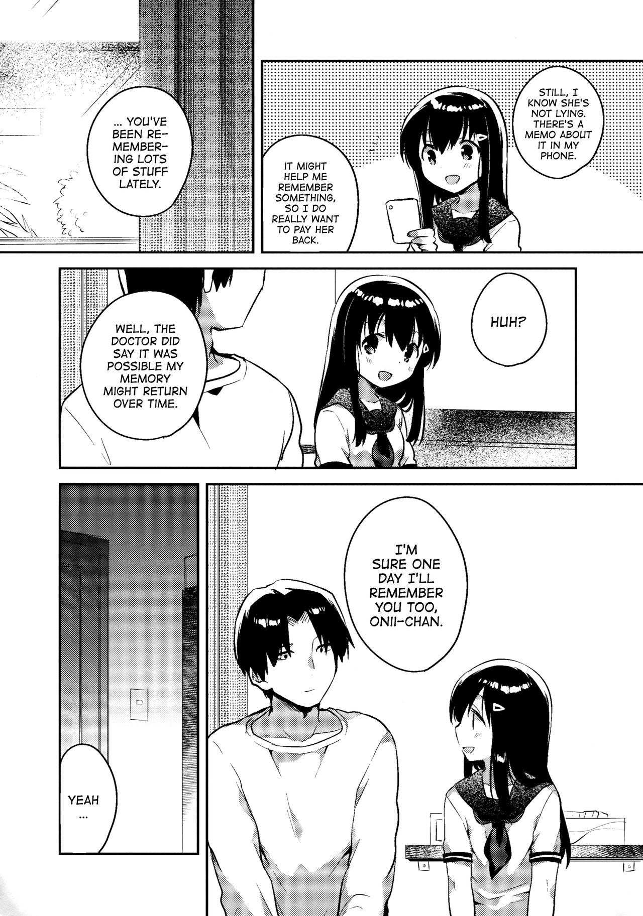 (SC2016 Summer) [squeezecandyheaven (Ichihaya)] Imouto wa Amnesia | My Little Sister Has Amnesia [English] [ATF] page 22 full