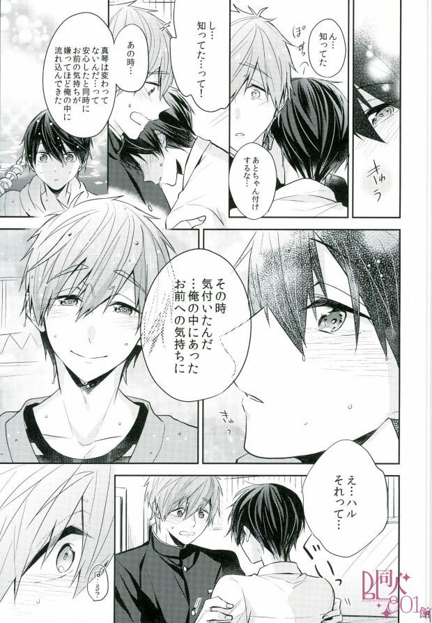 (C89) [CrashRush (Gesshi)] Bokura no seichouki (High☆Speed! -Free! Starting Days-) page 18 full