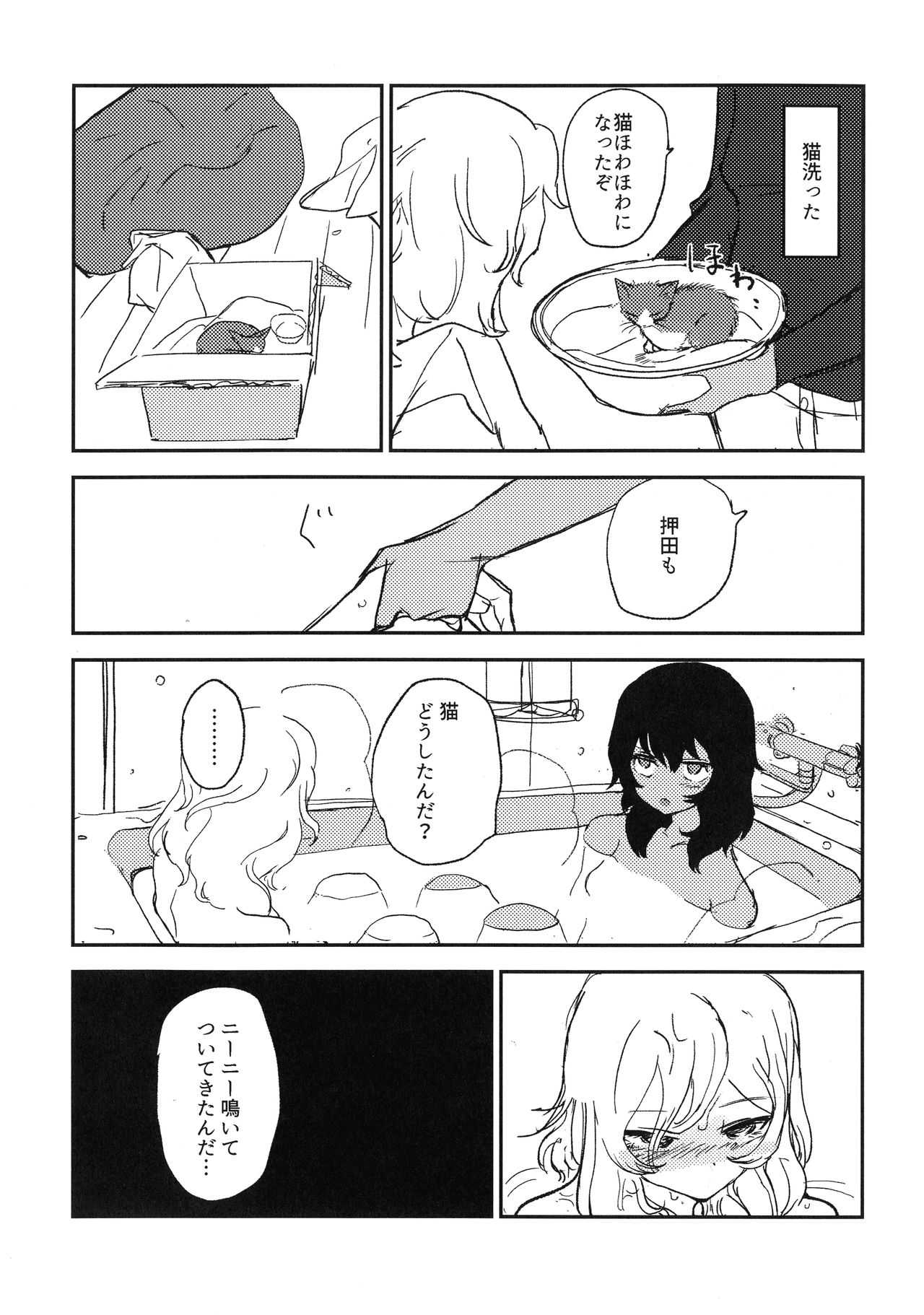 (C95) [2m (Nanasiro)] Howahowa no Neko (Girls und Panzer) page 24 full