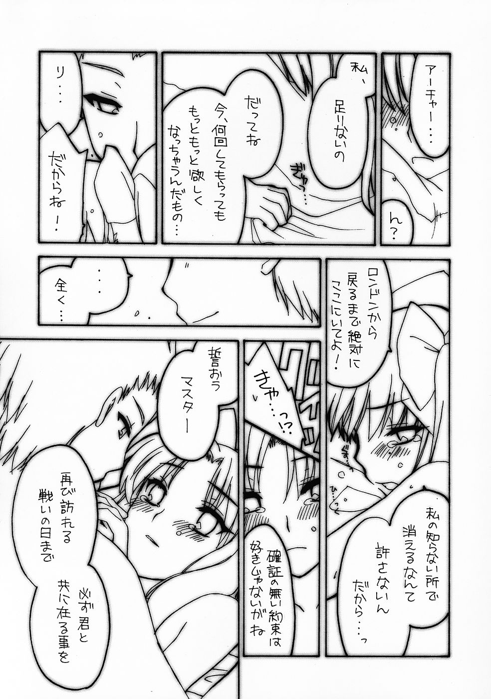 (C69) [Shinpakusu Teika (Usami Rui)] Shrouded in Red (Fate/stay night) page 16 full