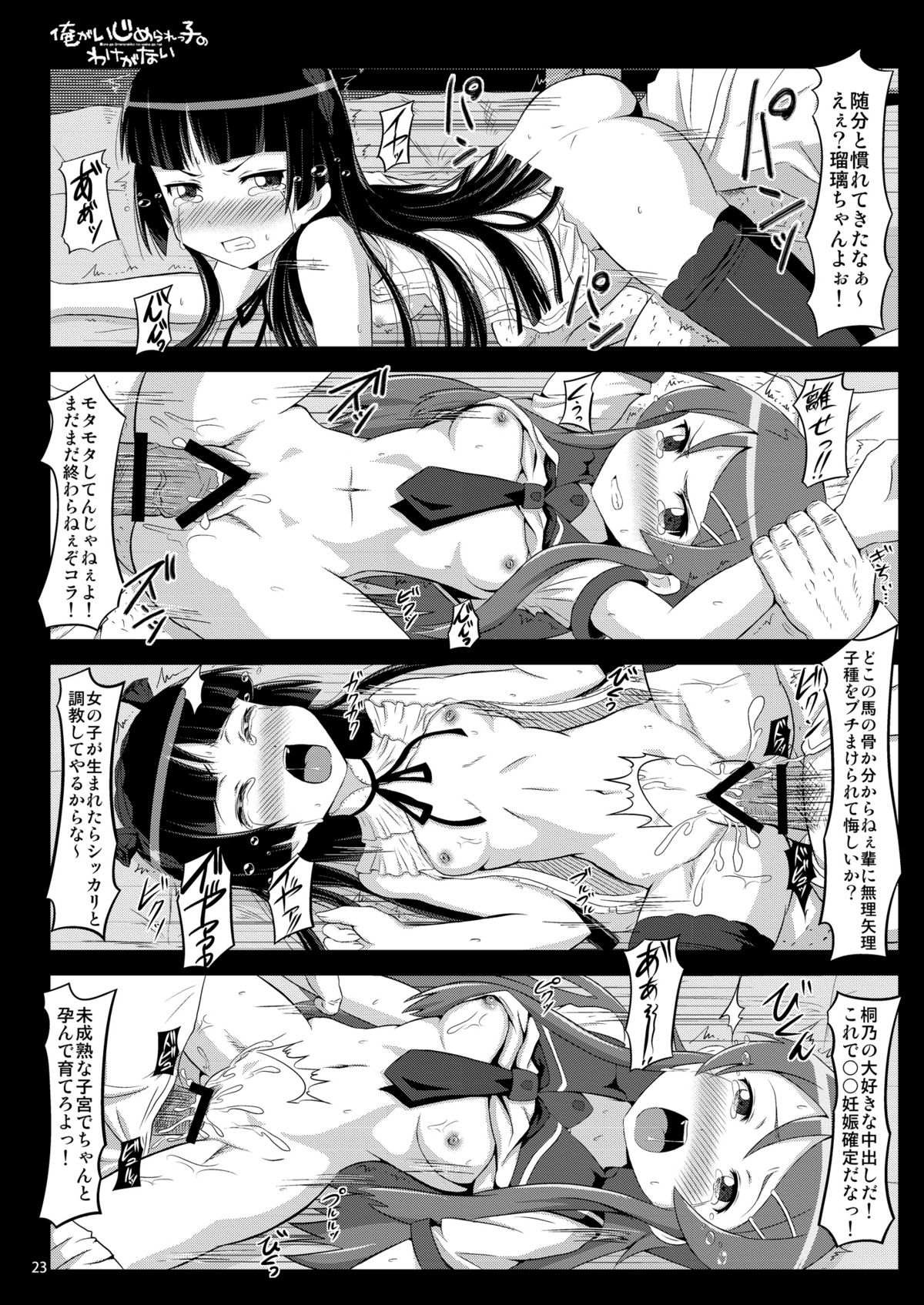 [Showa Heavy Industries (Zasan)] Ore ga Ijimerarekko no Wake ga Nai (Ore no Imouto ga Konna ni Kawaii Wake ga Nai) [Digital] page 22 full