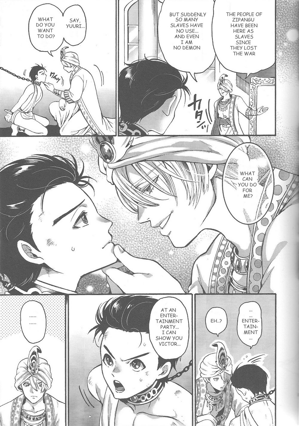 (HaruCC22) [GOMIX! (Kijima Daisyarin)] ARABIAN PARODY (Yuri!!! on ICE) [English] {KatsudonLover} page 7 full