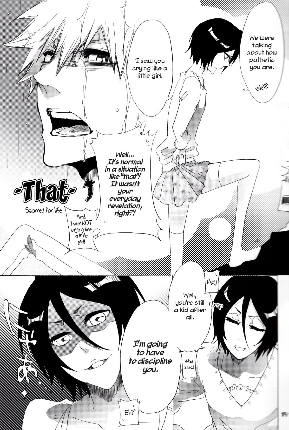 [Gyoukou + Yamy (Rioka Masaki + Karasu-bashi Muchi)] Koshian Hoippu (Bleach) [English] =Ero Manga Girls & maipantsu= page 17 full