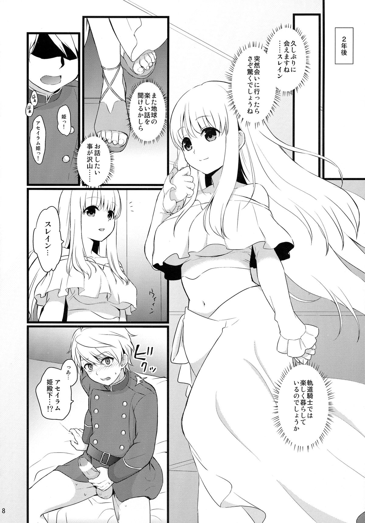 (C87) [Yamada Ichizoku. (cul-de-sac, Mokyu)] Douka Boku ni Gohoubi o (ALDNOAH.ZERO) page 8 full