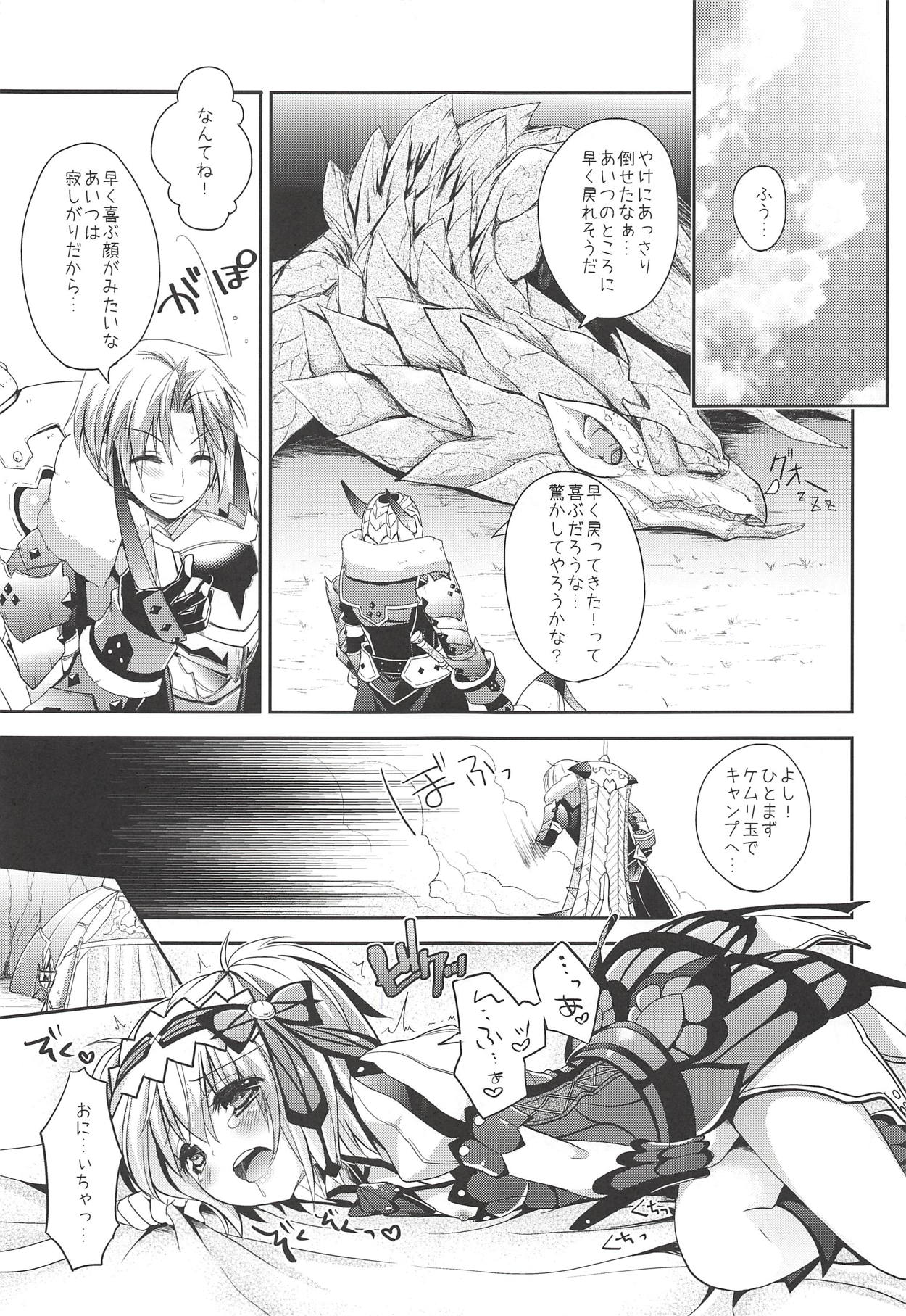 (C82) [Ryuknigthia (Kiduki Erika)] Hantakko 3 (Monster Hunter) page 12 full