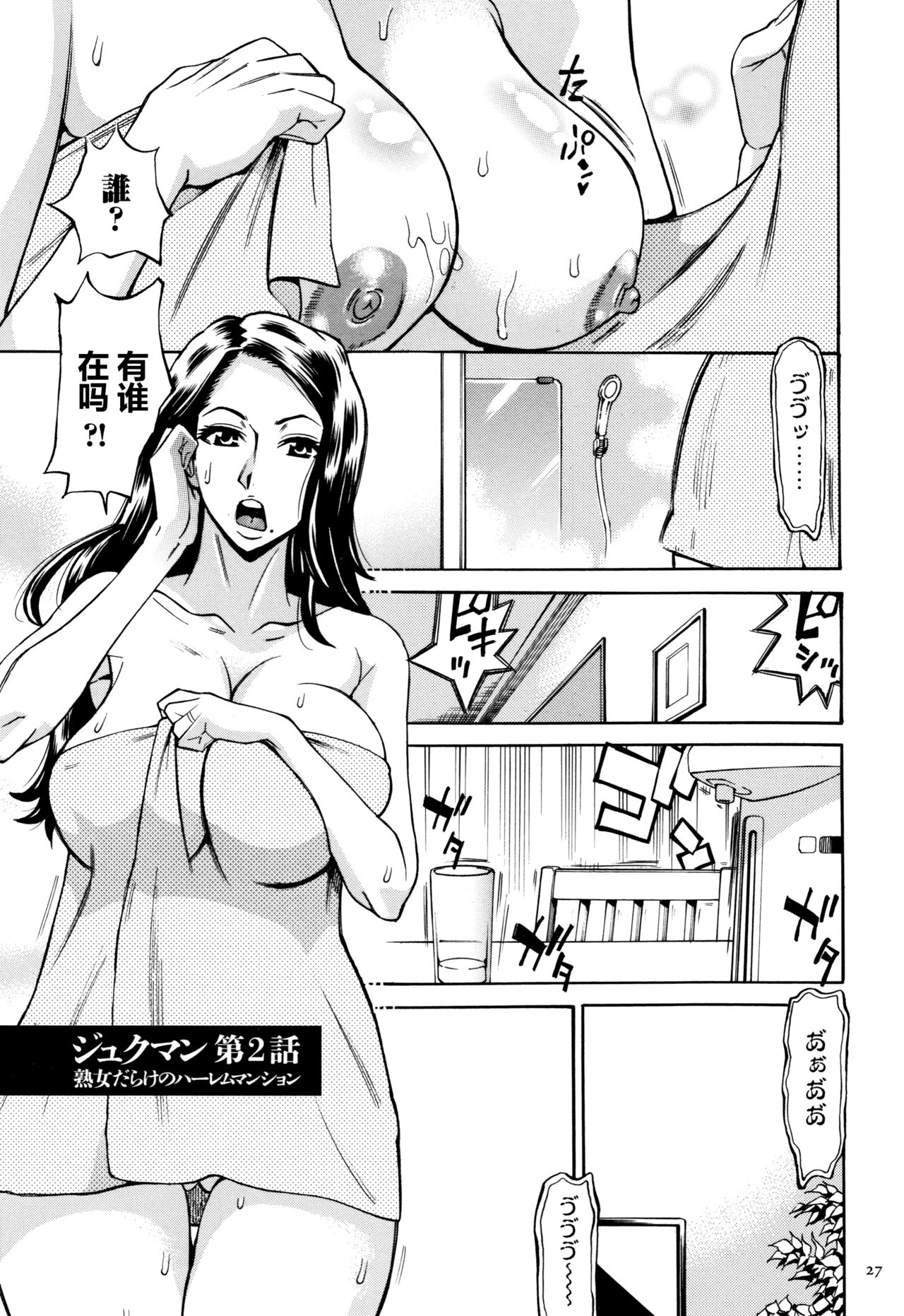 [Makimura Akari] Oba-san dakedo, Daite Hoshii. [Chinese] [爱好熟女的个人汉化] page 28 full