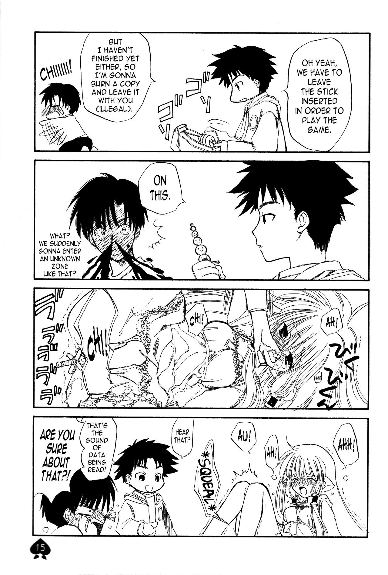 (CR30) [Kyojaku Taishitsu, Puru Puru Hiyochan (Takano Ui, Kuwahara Hihihi)] PEACH (Chobits) [English] [N04h] page 14 full