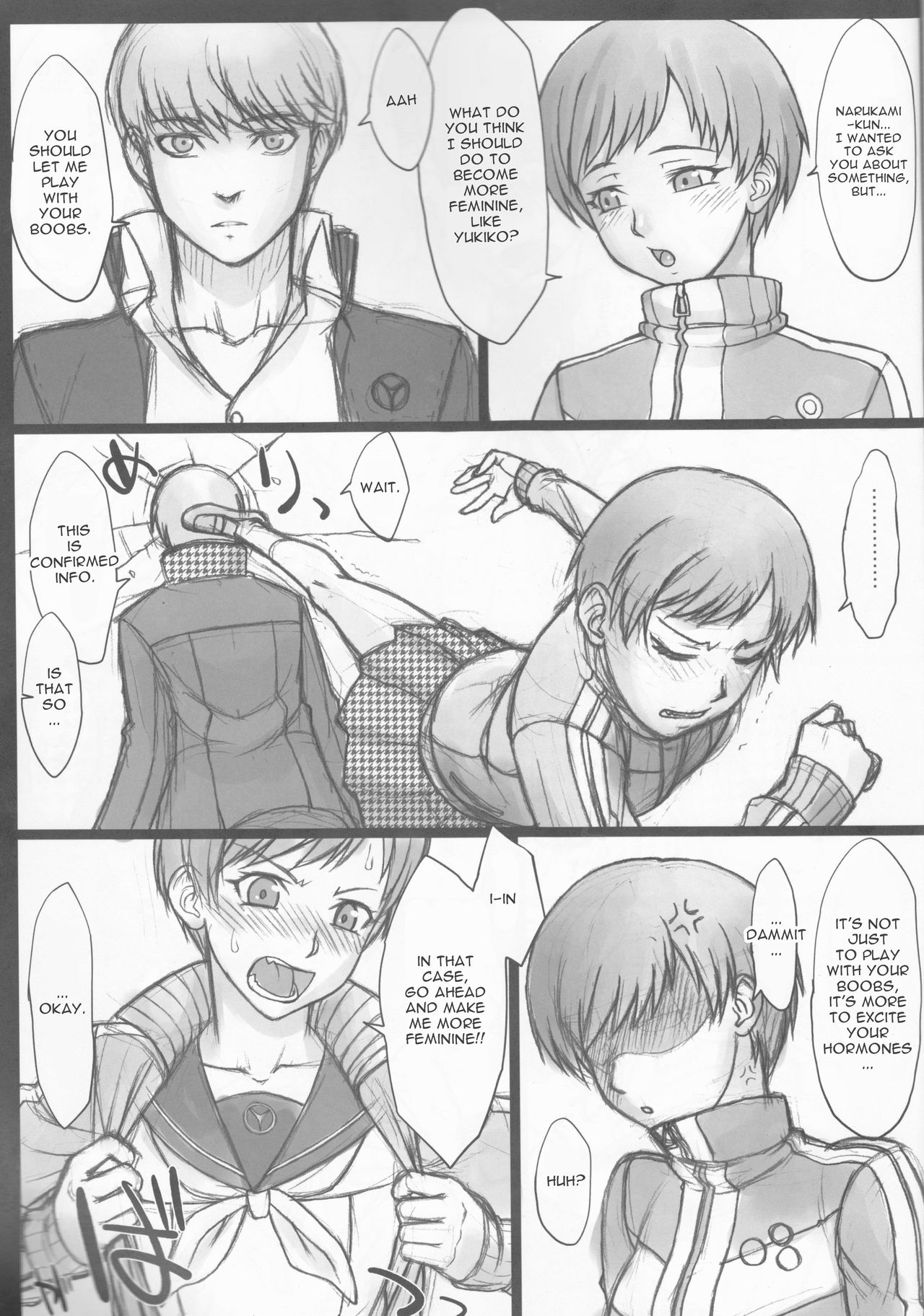 (SC54) [Nagaredamaya, Dodo Fuguri (BANG-YOU, Shindou)] Pesorna (Persona 4)[English] [EHCove] page 3 full