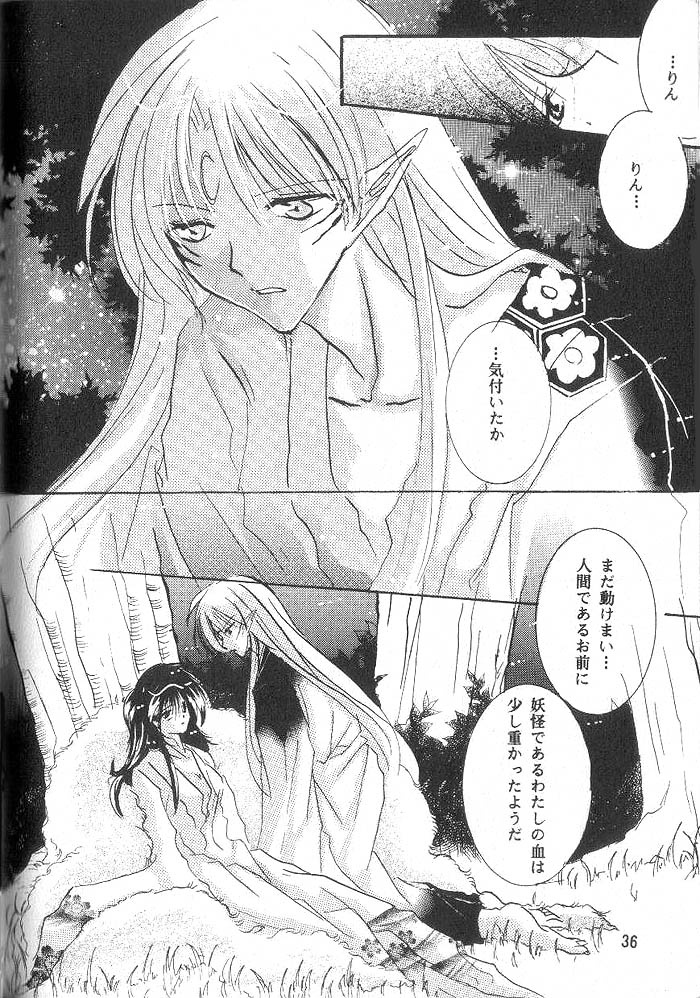 (SUPER12) [Hero Hero Honpo (Kamiryou Kaduki)] ETERNAL MOON (InuYasha) page 35 full