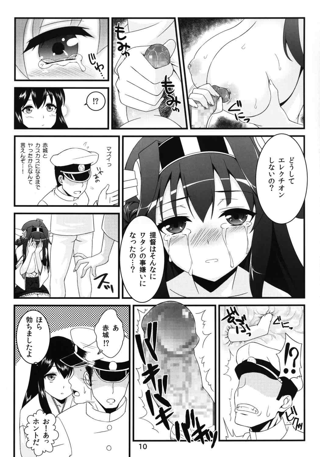 [GoldenGoblins (Nekokan)] Kenpeitai ni wa Naisho da yo! (Kantai Collection -KanColle-) [Digital] page 9 full