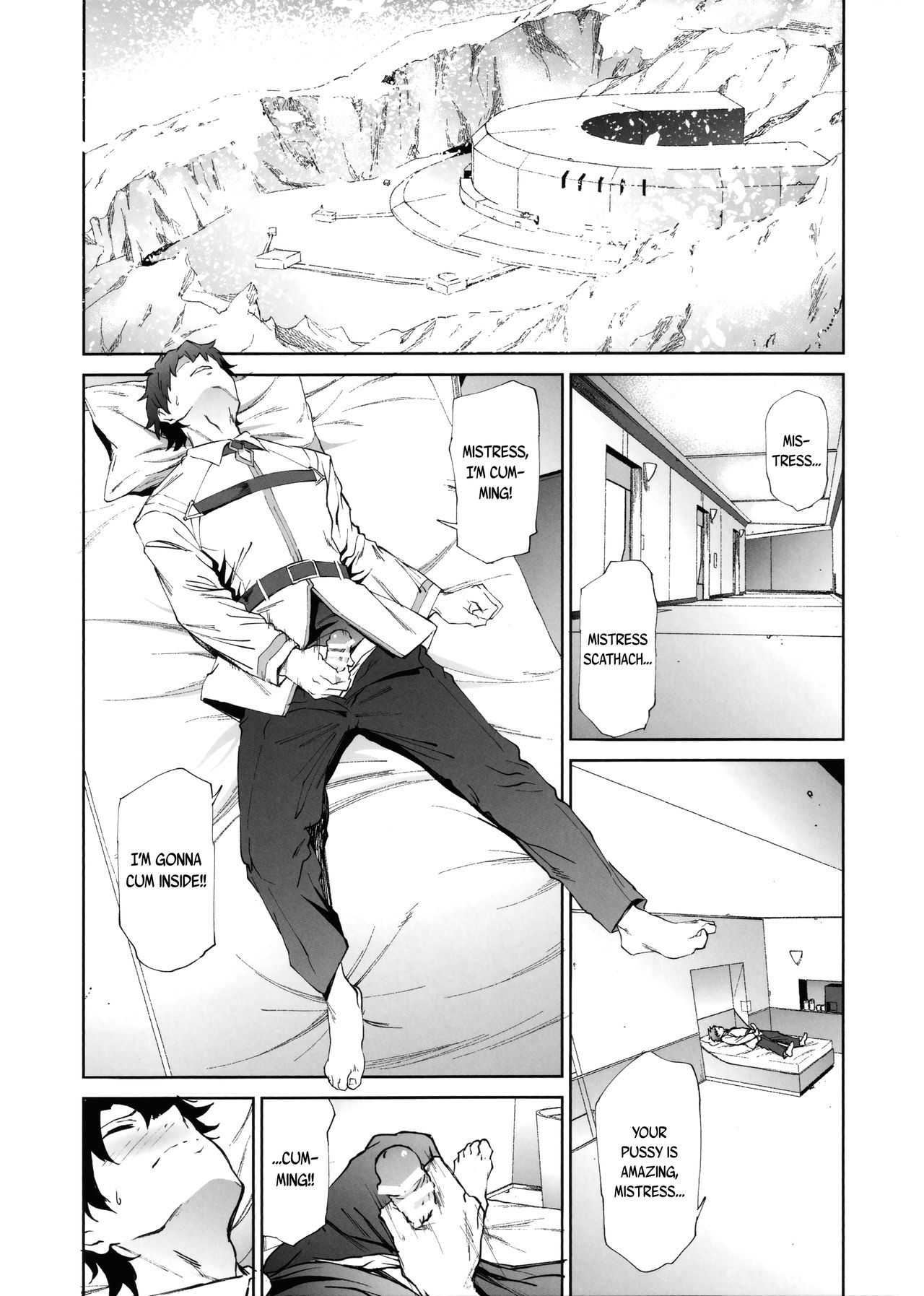 (COMIC1☆11) [EXTENDED PART (Endo Yoshiki)] Scathach-shishou ni Okasareru Hon (Fate/Grand Order) [English] [EHCOVE] page 2 full