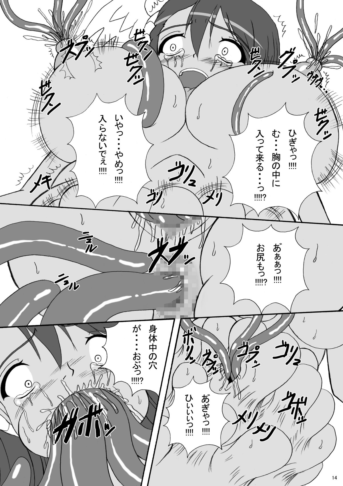 (COMIC1☆4) [Pintsize (Tenrai)] Hardcore Blade 3 Mashoku Youen Ranbu (Queen's Blade) [Digital] page 14 full