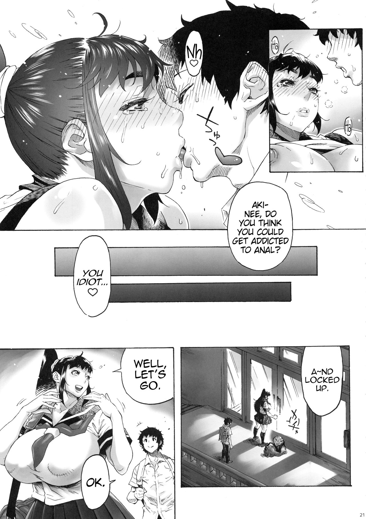 (C95) [Kocho Kocho Koukou (Bonten)] AKISIRI JK Ponyta 3 | AKI ASS: JK Ponytail 3 [English] {Stopittarpit} page 22 full