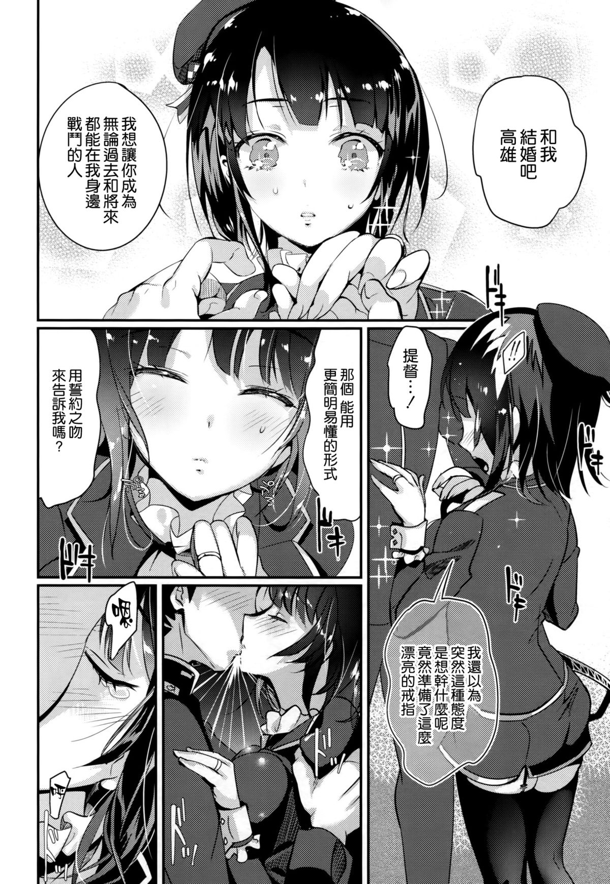 (C87) [Salmon Marinade (Hayakawa Akari)] Kekkon Happy Shower (Kantai Collection -KanColle-) [Chinese] [空気系☆漢化] page 8 full