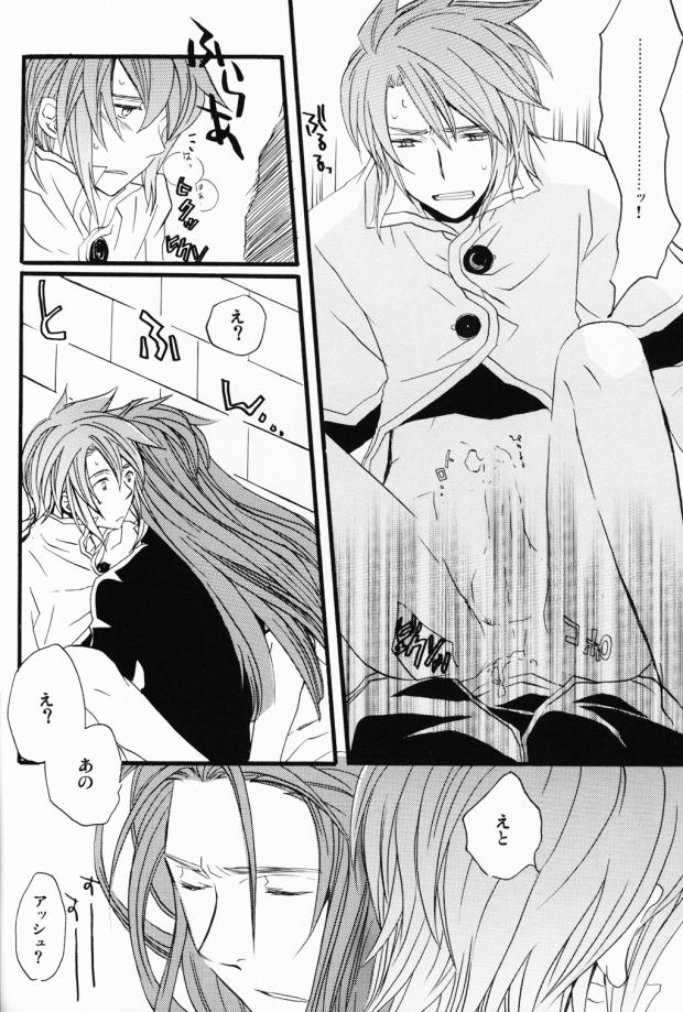 [Funyamafu (Sakazuki Ran)] Akashiro: Porori Shikanai Revenge. (Tales of the Abyss) page 13 full