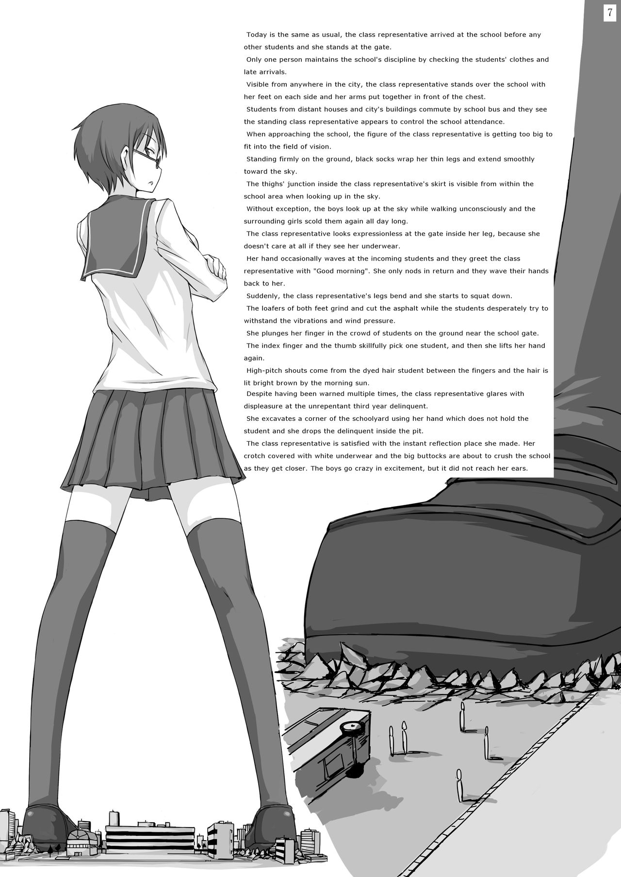 [Ochikonium (Ochiko Terada)] Kyo Onna Janee Kyodai Musume da! | Not Big Girl, It's Giantess! [English] {ydnkm} [Digital] page 7 full