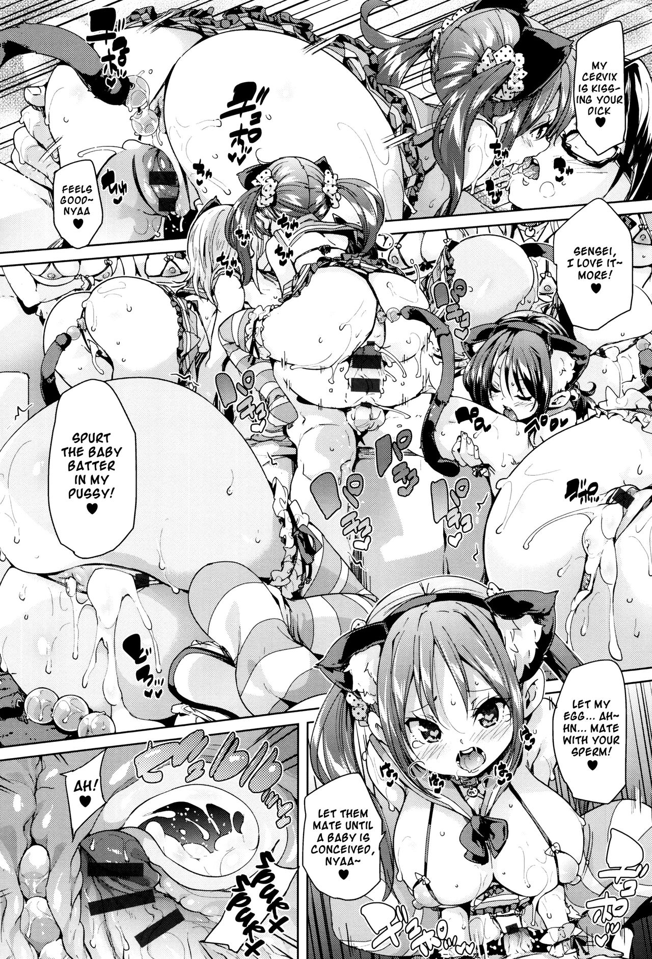 [Marui Maru] Fuwatoro ♥ Jusei Chuudoku! | Soft & Melty ♥ Impregnation Addiction! Ch. 1-9 [English] [Brolen+B.E.C. Scans] page 35 full