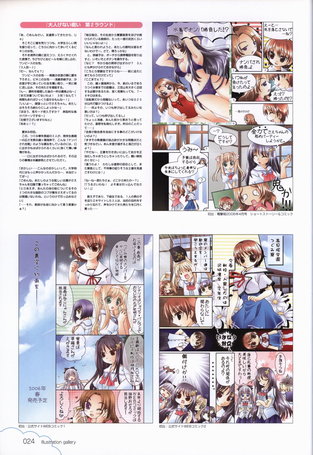 Kono Aozora ni Yakusoku official artbook page 25 full