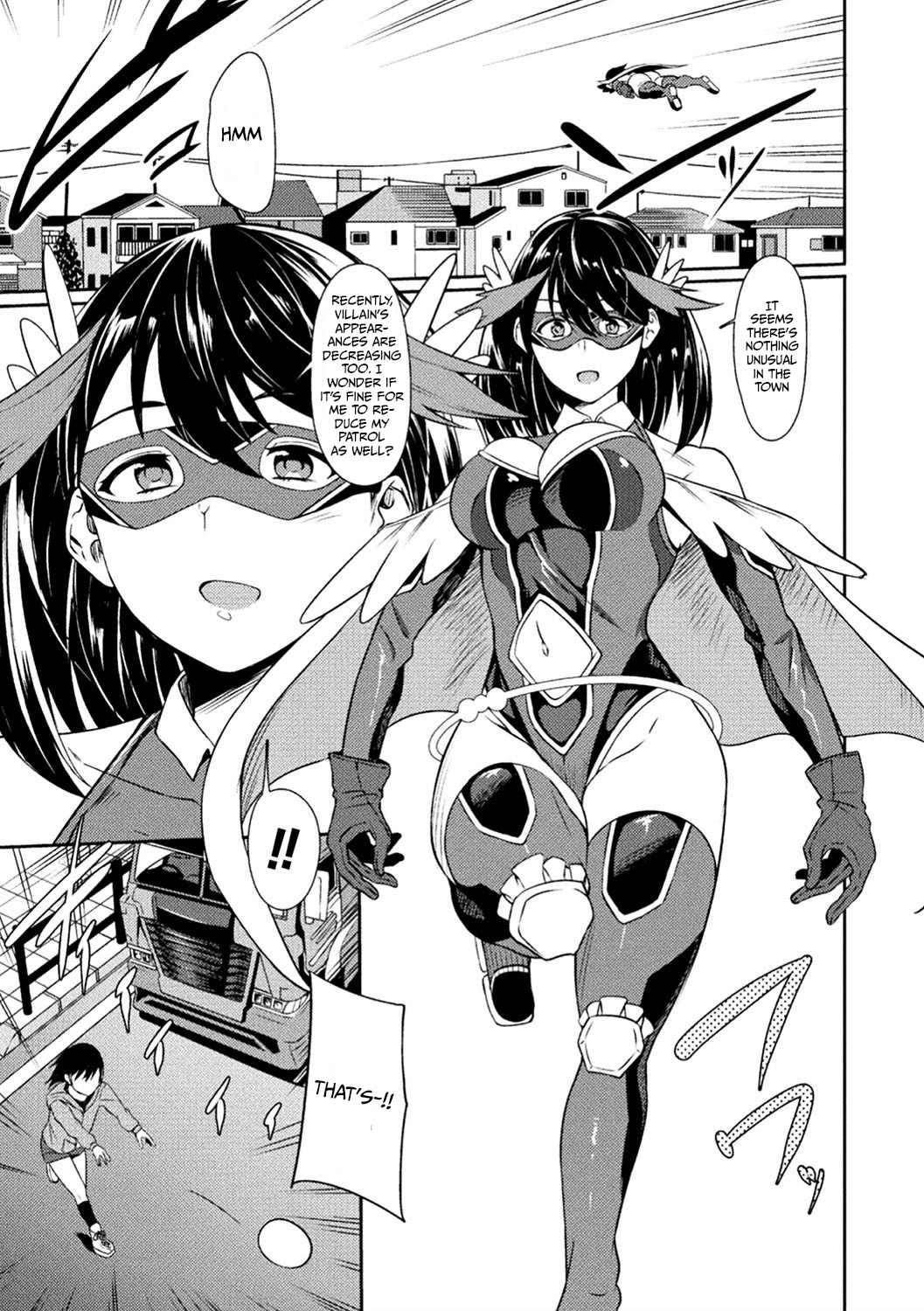 [Rinsun] Power Girl ~JK Super Heroine no Saiin Darakuki~ Ch. 1|Power Girl ~JK Super Heroine's Aphrodisiac Corruption Record~ Ch. 1 [English] [Neraka Translations] page 3 full