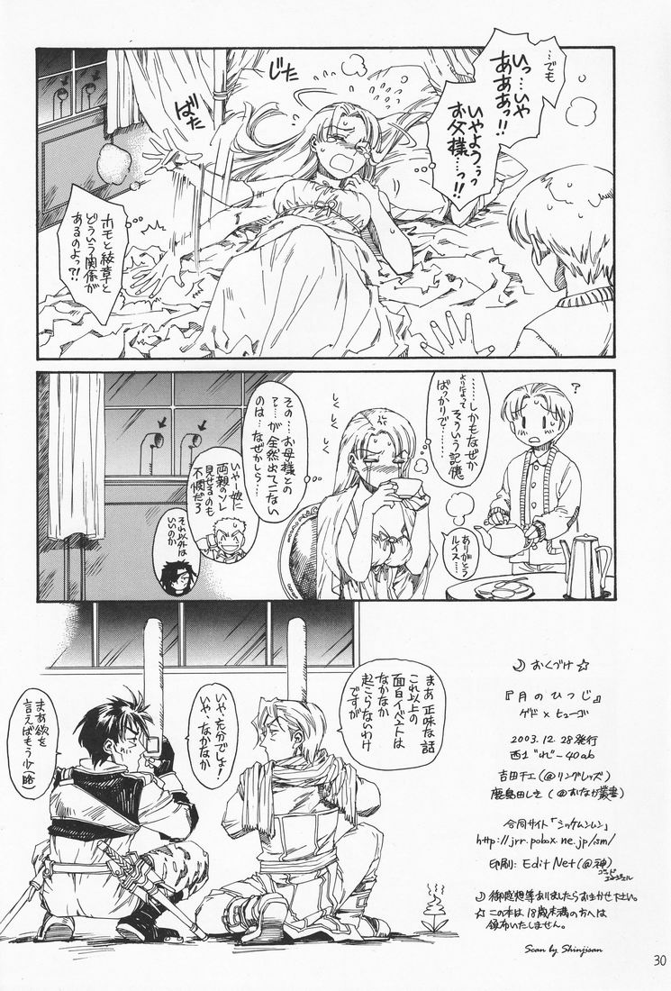 [Shiki Kashimada & Chie Yoshida] Tsuki no hitsuji (Suikoden III) [Raw] page 29 full