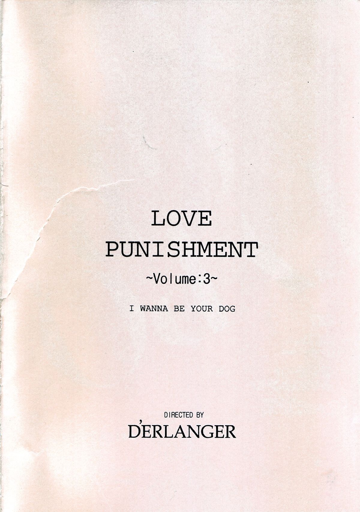 [D'ERLANGER (Yamazaki Show)] LOVE PUNISHMENT Volume:3 page 16 full