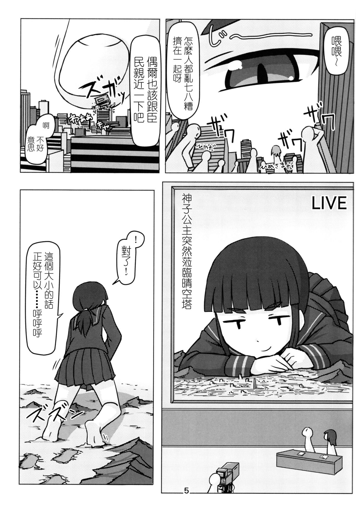 [Ochikonium (Various)] Koko wa Hime-sama no Toile desu [Chinese] [Digital] page 4 full