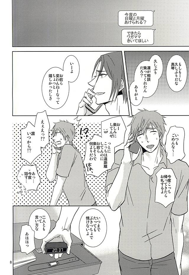 (Splash! 3) [Brainfreeze (Machizou)] Amaetaino (Free!) page 6 full