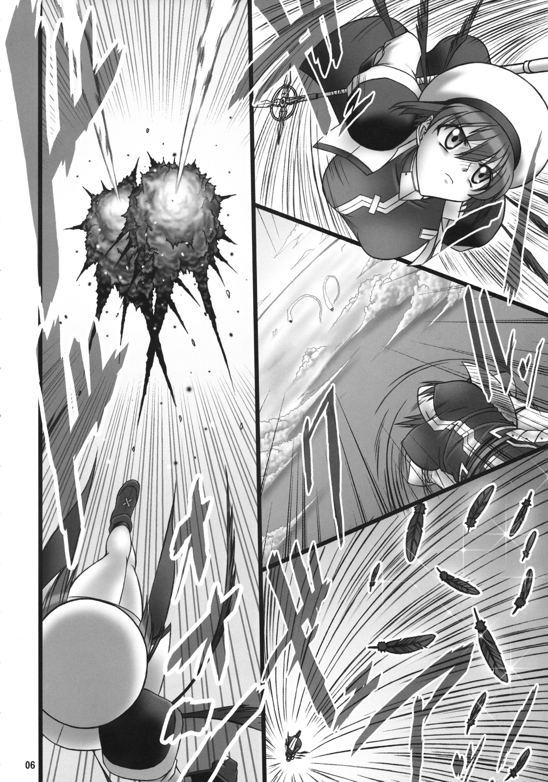 (SC38) [AXZ (Hamon Ai)] Angel's stroke 10 Ano Kuroi Hayate o Ute! (Mahou Shoujo Lyrical Nanoha StrikerS) [Chinese] [流木个人汉化] page 6 full