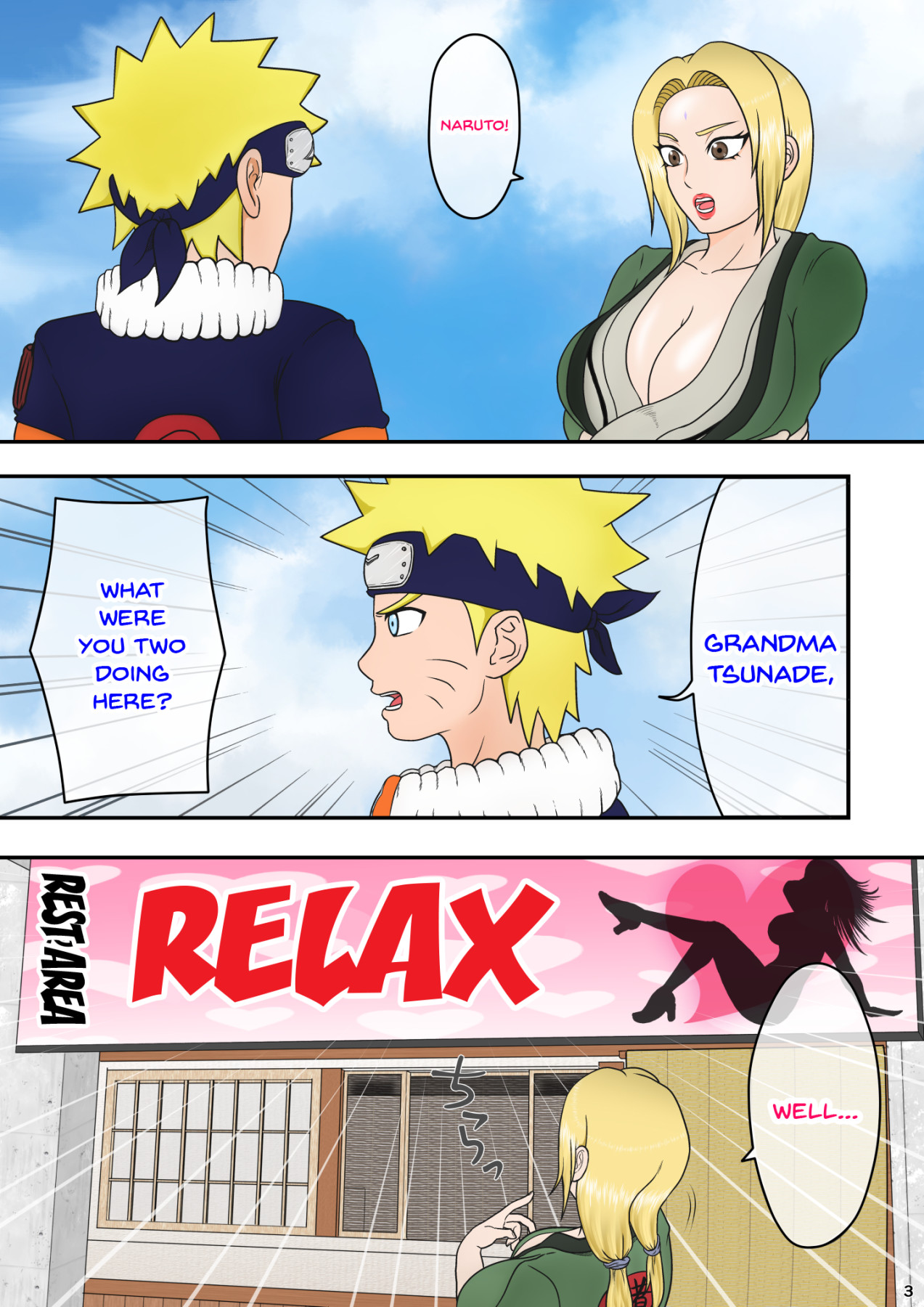 [Asagindo (Asakura Gin)] Tsunade no Seikyouiku 2 ~Kanraku Hen~ | Tsunade's Sex Education 2 ~Surrender Edition~ (Naruto) [English] {Doujins.com} page 4 full