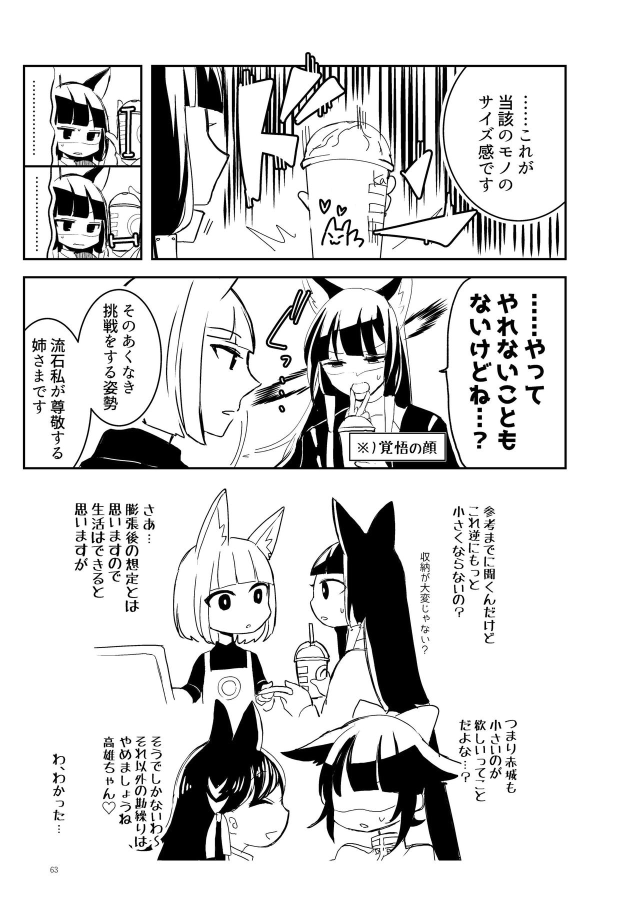 [Yuribatake Bokujou (Kon)] Kuuneru Taberu no Kurikaeshi (Azur Lane) [Digital] page 62 full