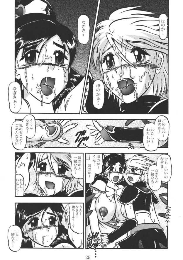 (C67) [Studio Kyawn (Murakami Masaki, Sakaki Shigeru)] GREATEST ECLIPSE Real BLACK ～Shikkoku～ (Futari wa Precure) page 24 full