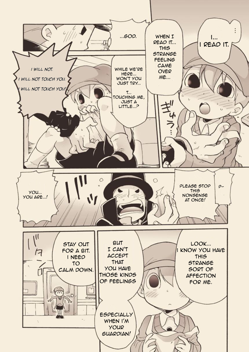 (C74) [M Kichibeya (Uchida Junta)] Luke to Meisou suru Otona (Professor Layton) [English] page 8 full