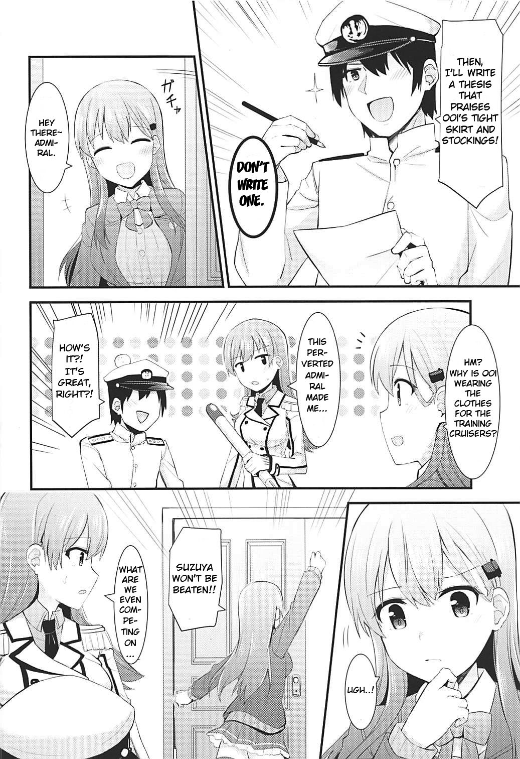 (C92) [Rayzhai (Rayze)] Renshuukan Ooi no Ishou Shoubu |  Training Cruiser Ooi's Outfit Competition (Kantai Collection -KanColle-) [English] =NSS= page 5 full