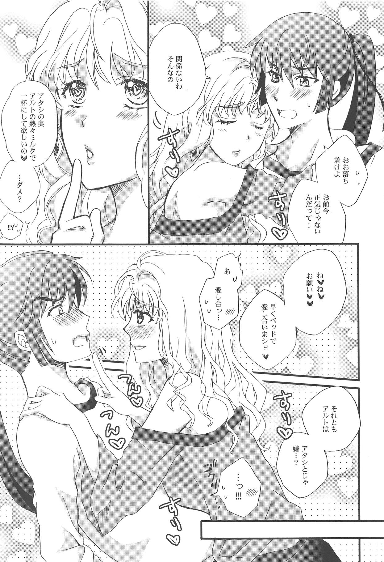 (C93) [LOVE ME DO (Natsume, Satou)] Torokeru Kimochi. (Macross Frontier) page 18 full