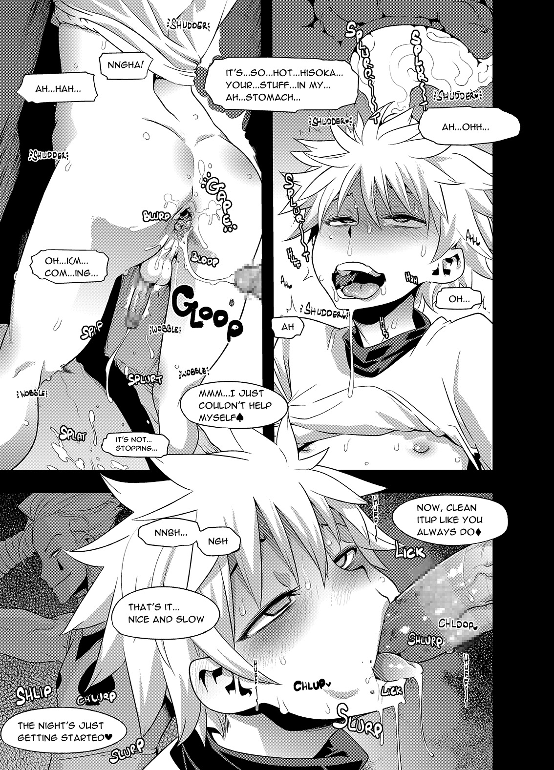 Shindol HxH BL comic page 4 full